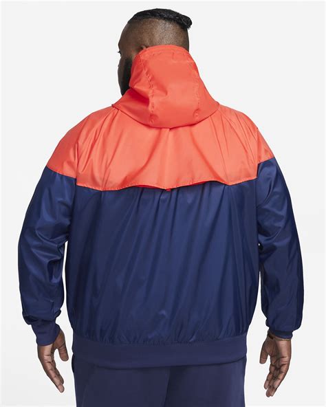 herenjack met capuchon nike sportswear down-fill windrunner